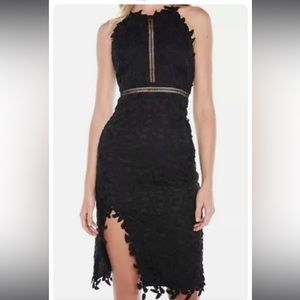 Bardot Tabytha Lace Halter Dress